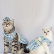 Fashion Bow and Dress Set for Cats