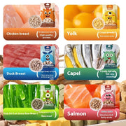 Freeze-Dried Egg Yolk and Chicken Pet Treats