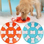 Interactive Dog Puzzle Toy with Treat Compartments