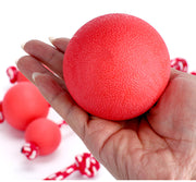 Solid Rubber Bouncy Ball Dog Toy