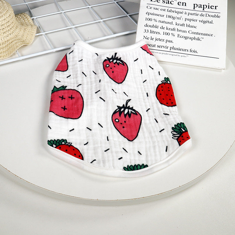 Soft Printed Pet Vest for Dogs and Cats