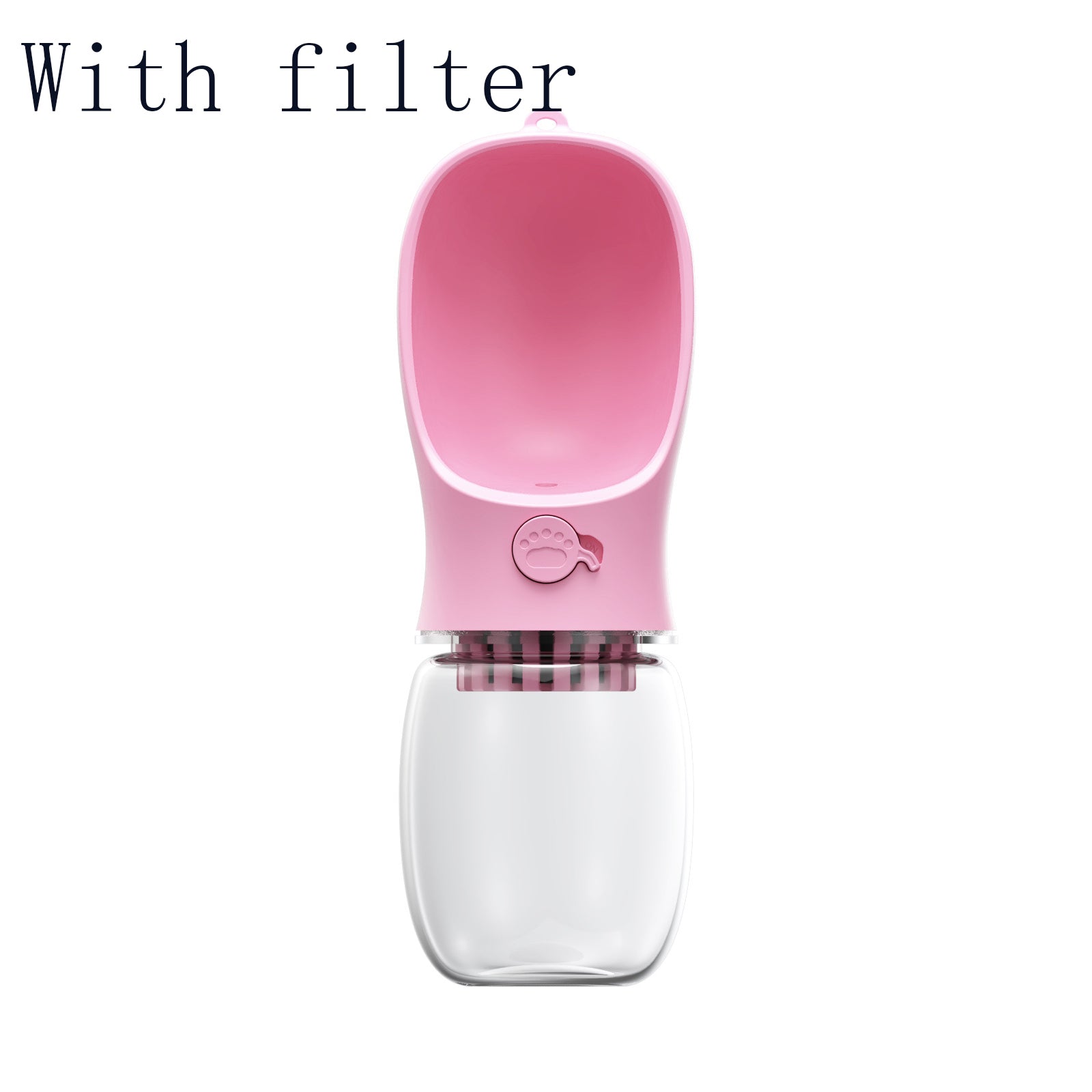 Portable Pet Water Bottle with Attached Cup