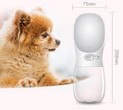 Portable Pet Water Bottle with Attached Cup