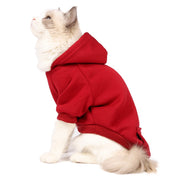 Fleece Pet Outfit with Matching Cap