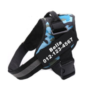 Personalized No-Pull Reflective Dog Harness