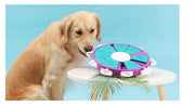 Interactive Dog Puzzle Toy with Treat Compartments