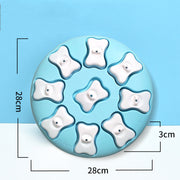Interactive Dog Puzzle Toy with Treat Compartments