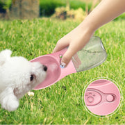 Portable Pet Water Bottle with Attached Cup