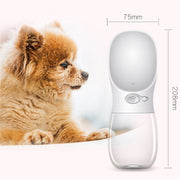 Portable Pet Water Bottle with Attached Cup