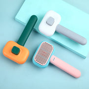 Dual-Function Pet Massage Comb and Grooming Brush