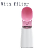 Portable Pet Water Bottle with Attached Cup