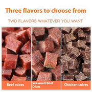 Premium Dried Beef Cube Dog Treats