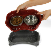 Bowl double basin splash-proof for Cats or Dogs