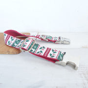 Festive Christmas Reindeer Dog Collar