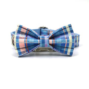 Collar with Bow Tie and Leash for Cats or Dogs