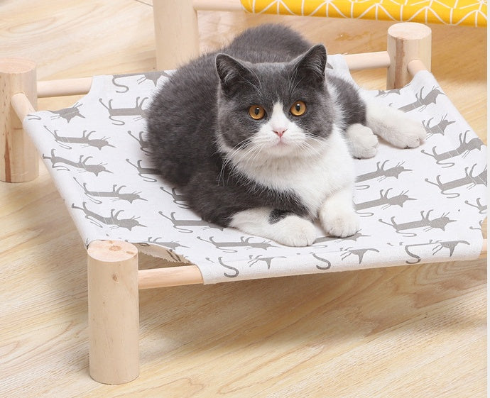 Moisture-Proof Cat Hammock Bed, Removable Cover