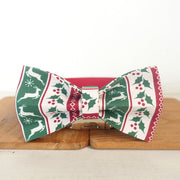 Festive Christmas Reindeer Dog Collar