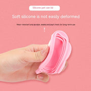 Silicone Pet Food Can Lid with Paw Design