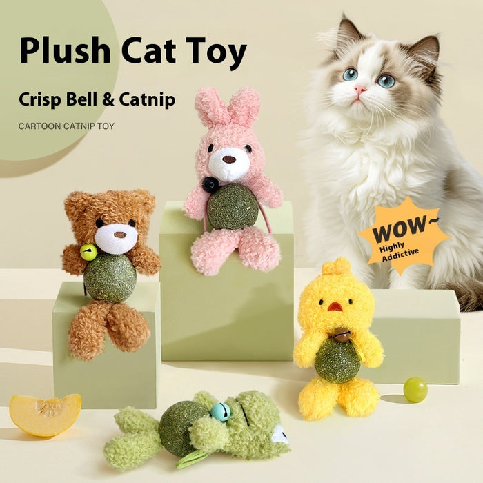 Catnip-Filled Plush Toy for Cats