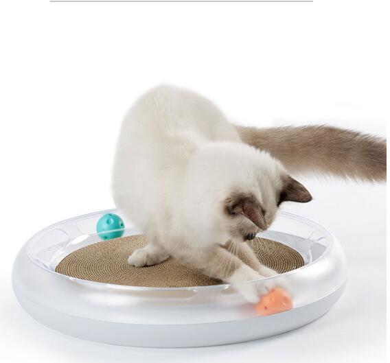 Multi-Function Cat Scratch Board and Interactive Toy