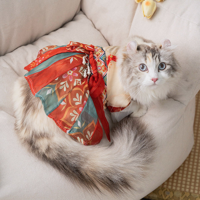 Princess Style Tulle Skirt for Cats