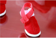 Festive Christmas Pet Shoes for Dogs and Cats