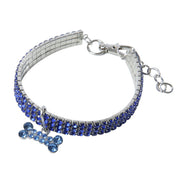 Rhinestone Bling Dog Collar for Small Breeds