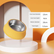 Food Bowl Stainless Steel Anti-overturning for Large Dogs