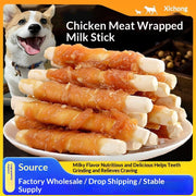 Chicken-Flavored Calcium Milk Stick Dog Treats