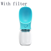 Portable Pet Water Bottle with Attached Cup