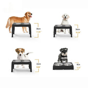 Height-Adjustable Elevated Dog Feeding Bowl