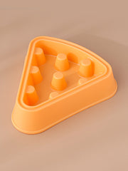 Cat or Dog Slow Food Bowl Cartoon Pizza Shape