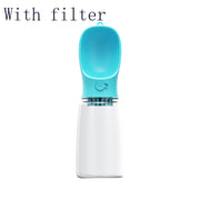 Portable Pet Water Bottle with Attached Cup