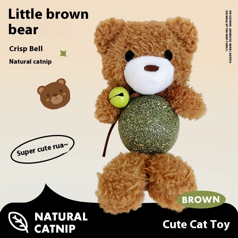 Catnip-Filled Plush Toy for Cats