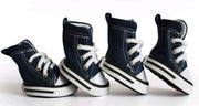 Denim canvas dog shoes, sports and leisure waterproof