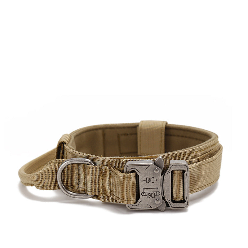Heavy-Duty Adjustable Tactical Dog Collar