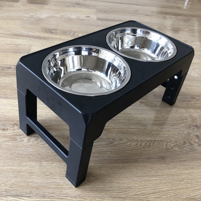 Height-Adjustable Elevated Dog Feeding Bowl