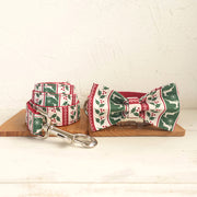 Festive Christmas Reindeer Dog Collar