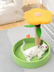 Interactive Cat Claw Grinding and Teaser Toy