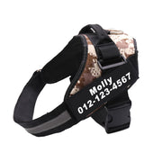 Personalized No-Pull Reflective Dog Harness