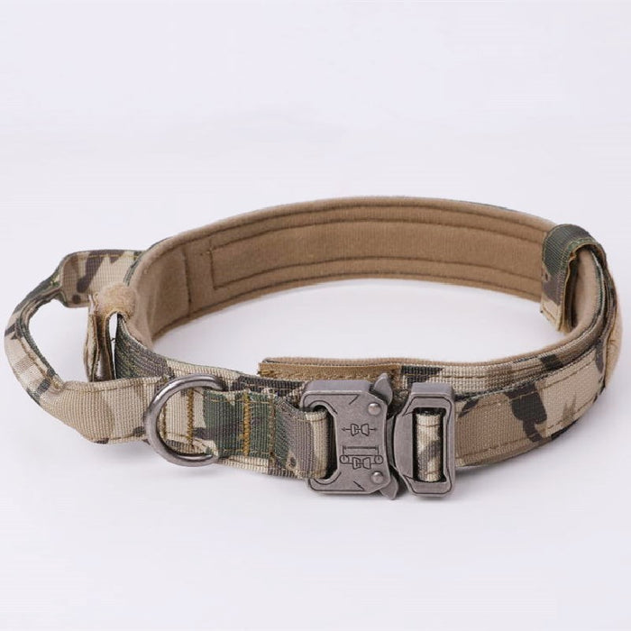 Heavy-Duty Adjustable Tactical Dog Collar