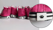 Denim canvas dog shoes, sports and leisure waterproof