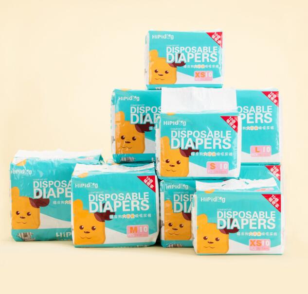 Disposable Dog Diapers, 10-Pack