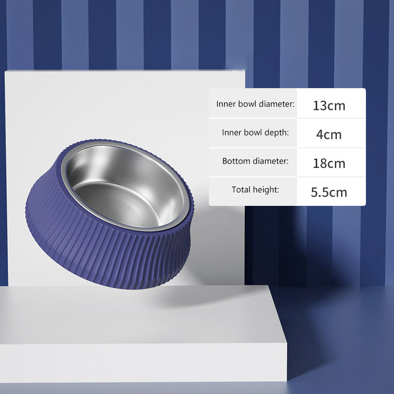 Food Bowl Stainless Steel Anti-overturning for Large Dogs