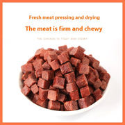 Premium Dried Beef Cube Dog Treats