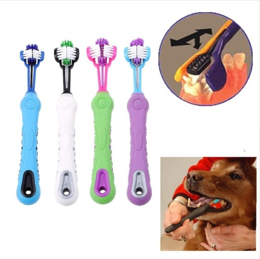 Soft Pet Toothbrush for Dogs and Cats