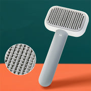 Dual-Function Pet Massage Comb and Grooming Brush