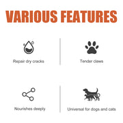Pet Paw Pad Cleaning and Moisturizing Cream