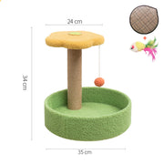 Interactive Cat Claw Grinding and Teaser Toy