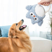 Plush Animal-Shaped Dog Toy Set